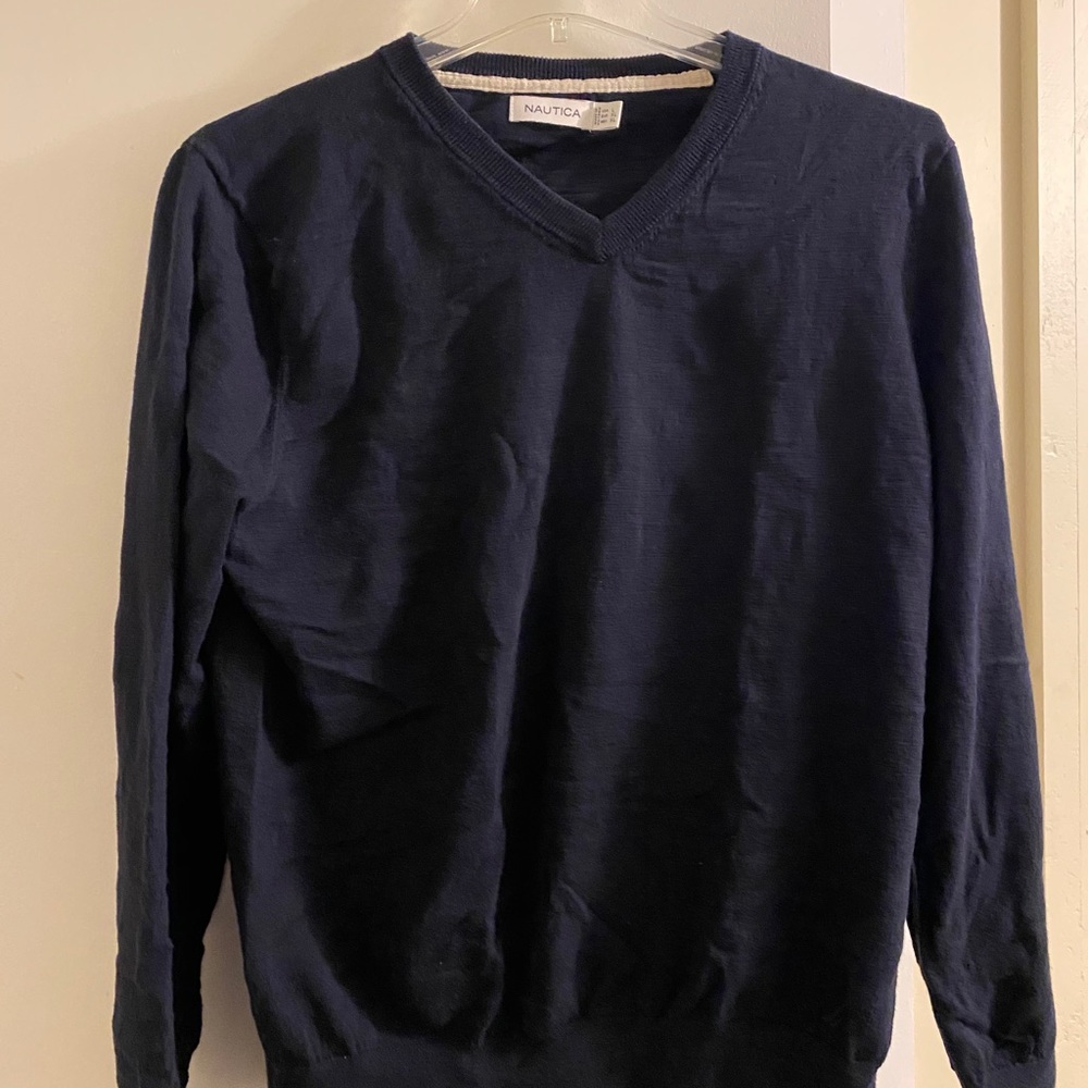 MENS Lightweight V-Neck SweaterSize Lg